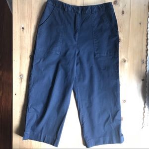 2/$30 Vintage Cropped Norton Studio 4P navy pants